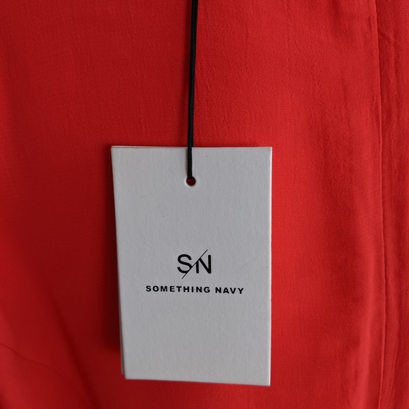 Something Navy Short Sleeve Shift Dress - Picture 3 of 5